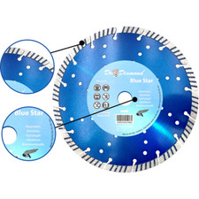 Diamanttrennscheibe BlueStar Turbo Profi  Ø125 Ø230  für Beton, Bordstein uvm.