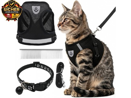Katzengeschirr mit leine - mit,