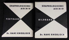 Hans Knobloch Graphologisches Archiv Atlas Bildband Textband Schriftdeutung