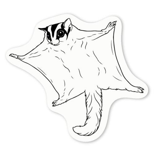 Aufkleber sticker flying - sticker, "flying