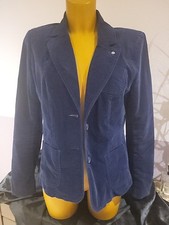Samt Blazer GR. 38 DUNKELBLAU STREET ONE