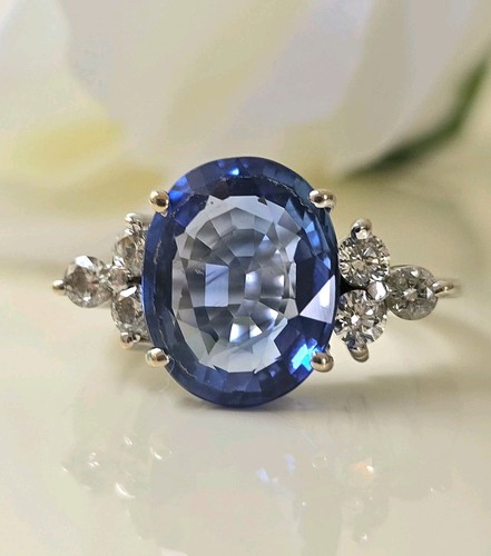 Ring ceylon saphir 10ct - ring,