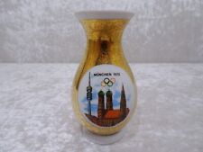 Olympiade 1972 München Porzellan Vase Olympiaturm Vintage - Souvenir - 10 cm
