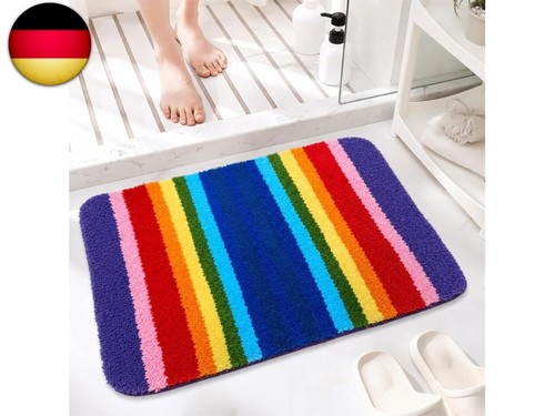 Badezimmerteppich regenbogen - badezimmerteppich,