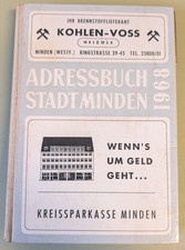Adressbuch stadt minden - adressbuch, 1968