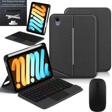 Für iPad Mini 7. 6. Gen 2024 Abnehmbares Touchpad-Tastaturgehäuse mit Maus