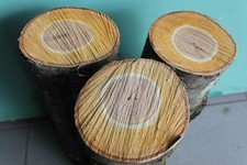 3  Kirschholzstämme Holzstamm