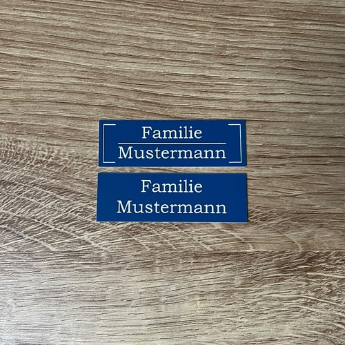 Namensschild klingelschild - namensschild,,
