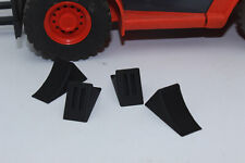 4 x Bremskeil schwarz 1:14 1:15 1:16 Unterlegkeil Hemmschuh Keile  Bagger LKW