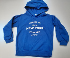 H&M*Kapuzenpullover*Jungen*Gr. 110* 116*Pulli*Pullover*innen angeraut*Blau*