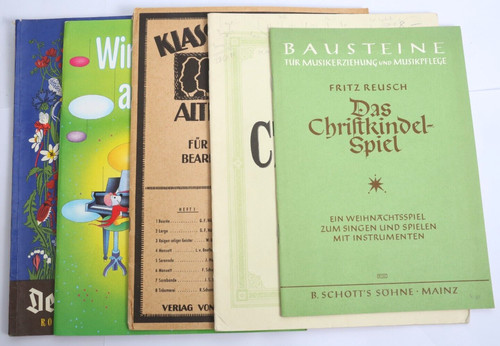 Noten konvolut alte - 5x, konvolut,