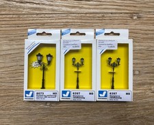 2x Viessmann 6397 und 1x 6073 Gas und Parklaterne