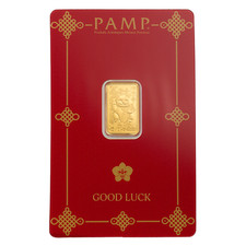 PAMP  Goldbarren 2,5 Gramm