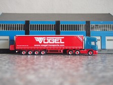 Herpa 1:87 - 713130 - Scania R 13 TL 7-achs Planensattelzug + Crayler - "Vögel"