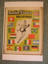 AK Radio Times Cover Juli 1966 FIFA Fußball WM Wembley England