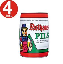 4x Rothaus Pils 5 L Partyfass 5,1% vol
