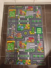 Spielteppich Straße und Bauernhof 1,60 x 1 m