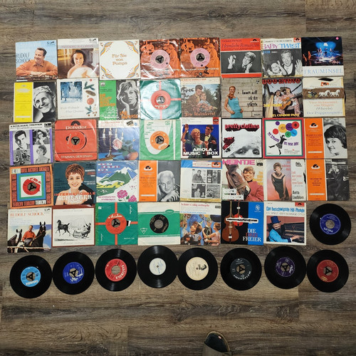 Schallplatten singles konvolut - singles,