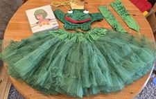 Karnevalskostüm für Damen Frosch Gr. 38 mit Zubehör 