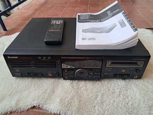Sharp minidisc cd - sharp,