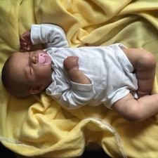 50cm loulou reborn babypuppe - 50cm,