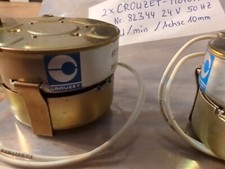 1x CROUZET MODELLBAU MOTOR 24V 50 Hz 15 U/Min 10mm Achse TypNr. 82344 NOS