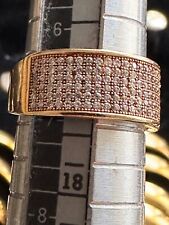 Gold Band Ring 925 Sterling