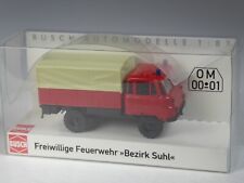 (YG-15) Busch 50299 Robur LO 2002A Freiwillige Feuerwehr Bezirk Suhl DDR, OVP