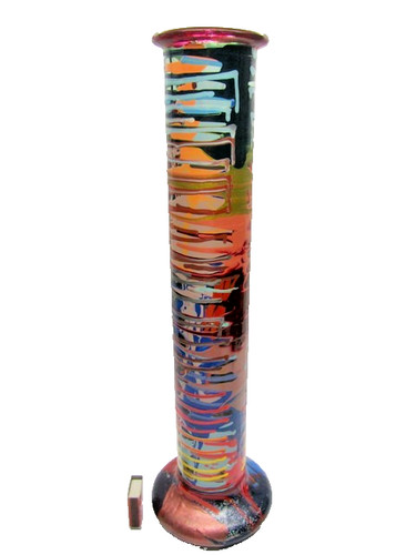 Kunst glasobjekt stangenvase - kunst,