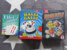 3 Spiele HALLI GALLI, Elfer
