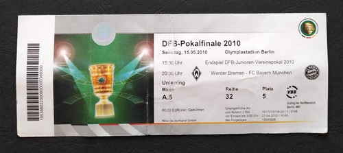 Ticket dfb pokal finale - dfb, 2010