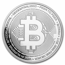 1 UNZE 999 SILBER - BITCOIN /