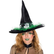 HEXENHUT DAMEN # schwarz grün