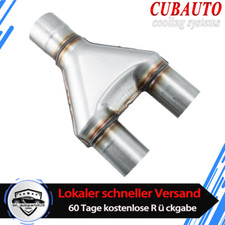 Edelstahl  Auspuff Y Rohr
