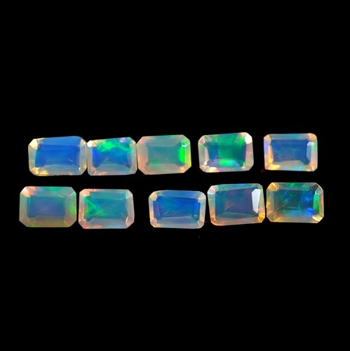 äthiopische opal facettiert - opal,