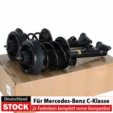2x STOßDÄMPFER FEDERBEIN KOMPLETT VORNE FÜR MERCEDES C-KLASSE W203 S203 C209