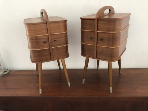 Mid century nachttisch - century, paar