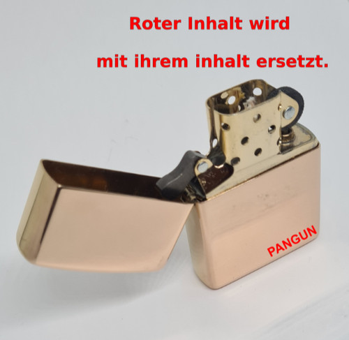 Personalisierte zippo karat - personalisierte,