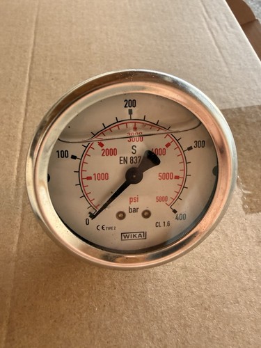Manometer wika 400 bar 2 - manometer,