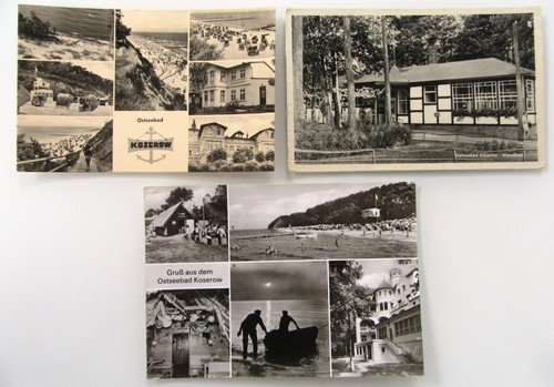 Postkarten lot ddr koserow - postkarten,