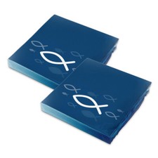 itenga Servietten Fisch blau