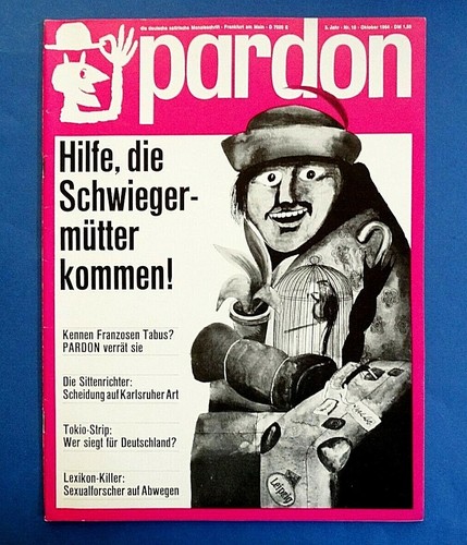 Satire zeitschrift pardon nr - pardon,
