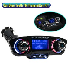KFZ Bluetooth FM Transmitter Auto Radio MP3 Player Dual USB Ladegerät Adapter DE