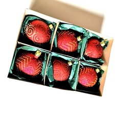 Christborn 6x Weihnachtskugeln