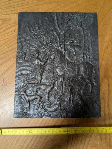 Wandbild gusseisen relief - wandbild, gusseisen-relief-