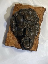 Bronze Wandmaske Wandbild