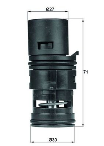 Mahle thermostat ölkühlung - thermostat,