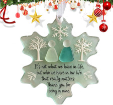 Schneeflocken Acryl Deko