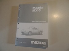 Wartung Reparatur Werkstatt hand buch Mazda MX-5 NA ab 1989