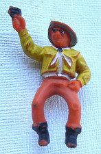 Cowboy, sitzend - Weichgummi - ehem. DDR Zeit - für Sammler - sehr guter Zustand